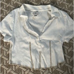 Urban Outfitters white crop top